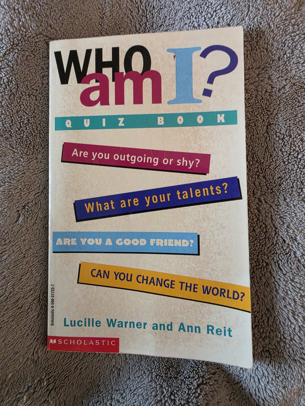 "Who am I? Quiz Book" written by Lucille Warner and Ann Reit